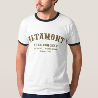 T-shirt l'altamont libèrent le concert