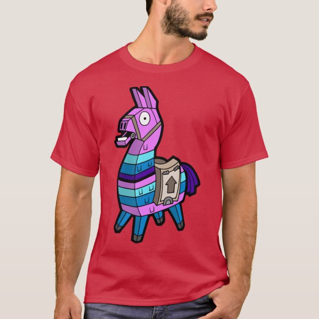 T-shirt Lama Battle Royale Character vintage (Devant)