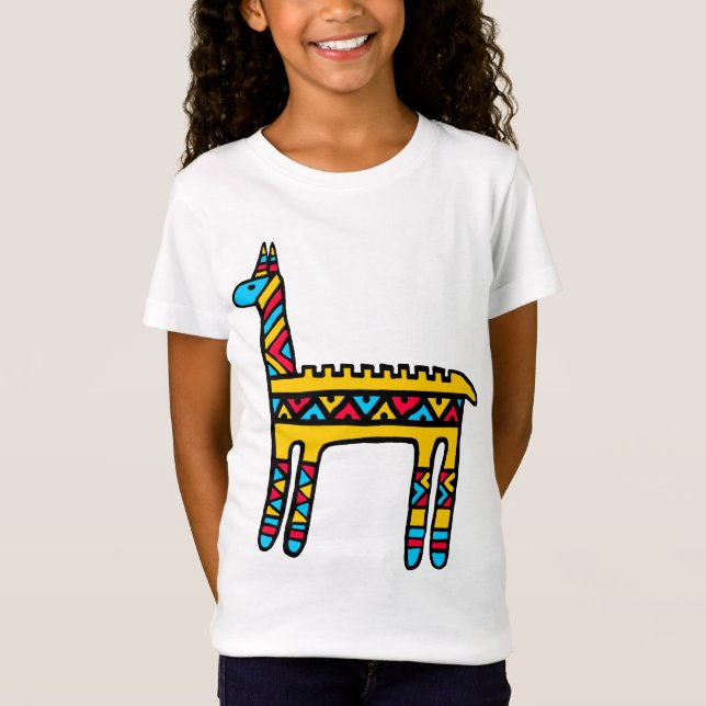 T-Shirt Lama-couleurs (Devant)