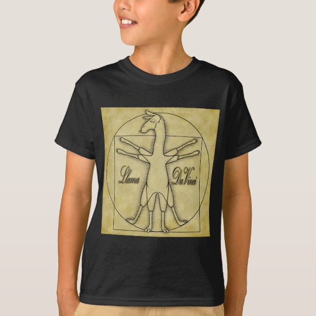 T-shirt Lama da Vinci (Devant)