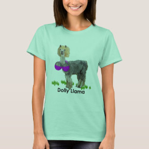 T-shirt Lama de chariot