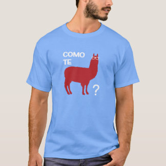 T-shirt Lama de Como Te