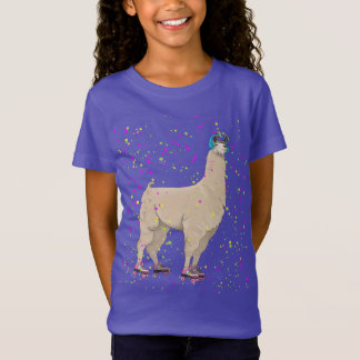T-Shirt Lama de disco de rouleau