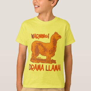 T-shirt Lama de drame