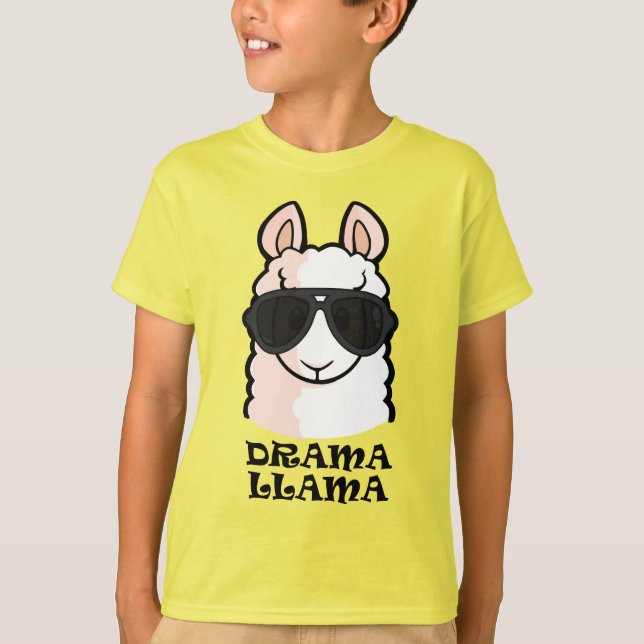 T-shirt Lama de drame (Devant)