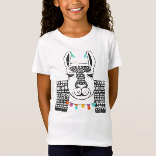 T-Shirt Lama de partie - portrait