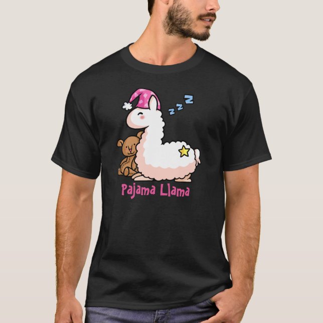 T-shirt Lama de pyjama (Devant)