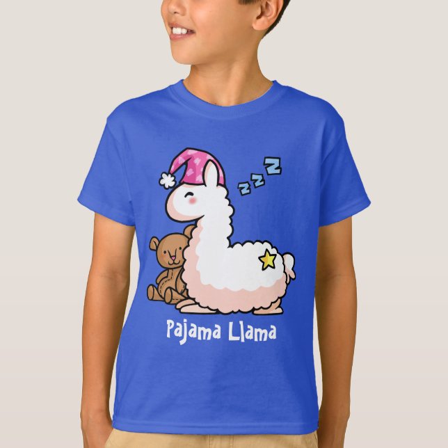 T-shirt Lama de pyjama (Devant)