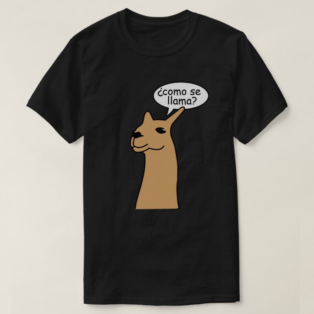 T-shirt Lama de Se de Como (Design devant)