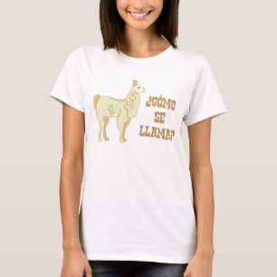 T-shirt Lama de Se de Como ?  Quel est votre nom ?