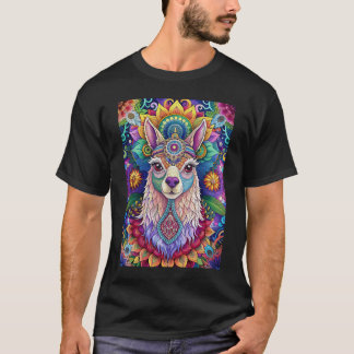 T-shirt Lama Mandala