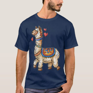 T-shirt lama pour amis amateurs d'animaux