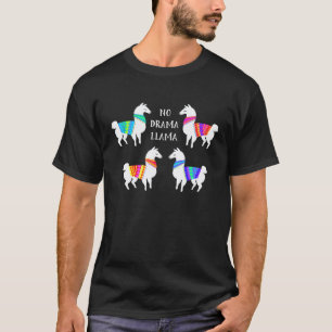 T-shirt Lama sans drame Alpagas mignons Premium
