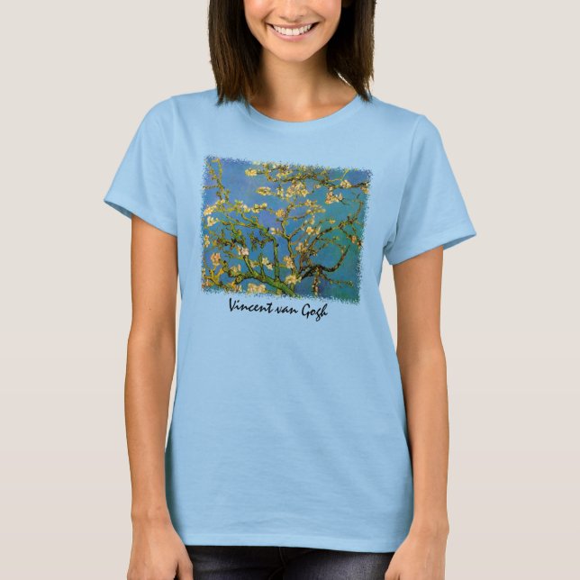 T-shirt L'amandier en fleurs de Vincent van Gogh (Devant)
