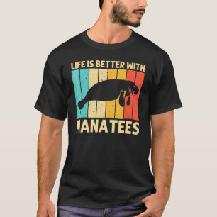 T-shirt Lamantin Cool Pour Hommes Femmes Vache Marine Sauv
