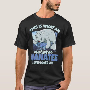 T-shirt Lamantin Incroyable Lamantins Vache Marine Animal 