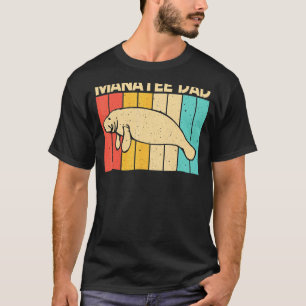 T-shirt Lamantin Mignon Pour Papa Hommes Vache Marine Dugo