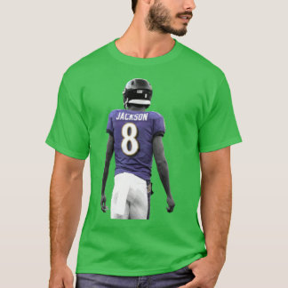 T-shirt Lamar Jackson coupé