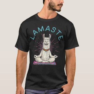 T-shirt Lamaste Yoga Lama Namaste Méditation Pilates