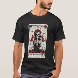 T-shirt L'amateur de drapeau rouge Tarot gothique humour n