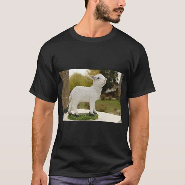 T-shirt Lamb Mouton Art Nature Tee (Devant)