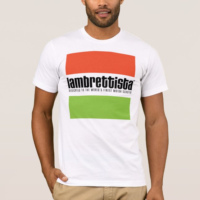 T-shirt Lambrettista tricolore (Devant)