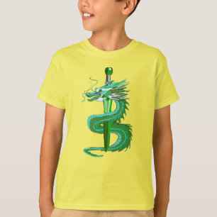 T-shirt Lame de dragon gardien de jade