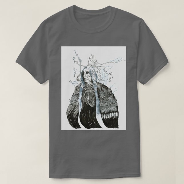 T-shirt Lame Deer Chercheur de Visions (Design devant)