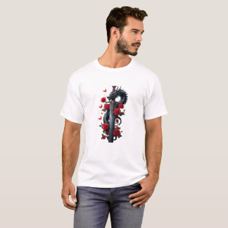 T-shirt Lame du Dragon et des Roses – La Puissance Rencont