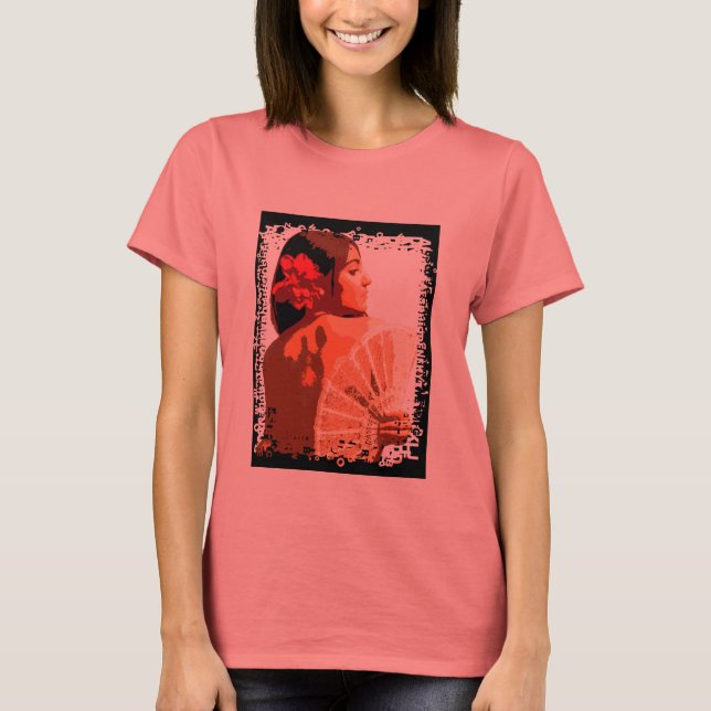 T-shirt L'âme du flamenco (Devant)