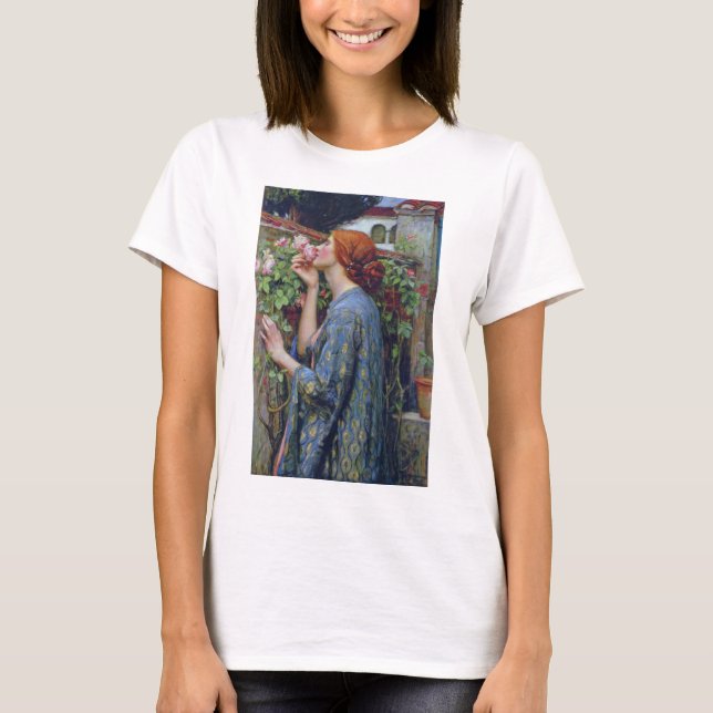T-shirt L'âme du Rose, John William Waterhouse (Devant)