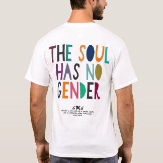 T-shirt L'âme n'a pas de genre Papier Lumière, non binaire