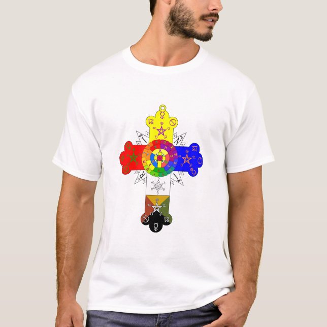 T-shirt Lamen croisé rose (Devant)