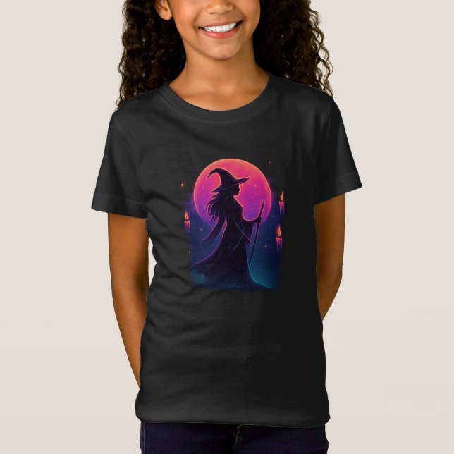 T-Shirt Lamentation de la sorcière néon (Devant)