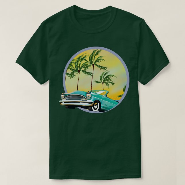 T-shirt L'Américain au coucher du soleil (Design devant)