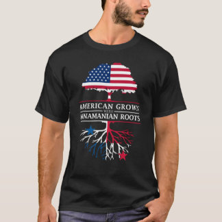 T-shirt L'Américain développé avec le Panamanian enracine