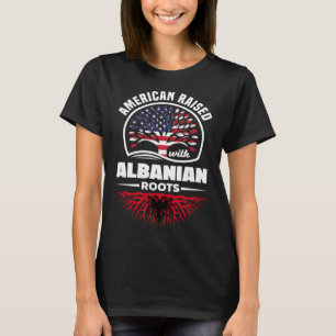 T-shirt L'Américain Élevé Avec Des Racines Albanaises Alba