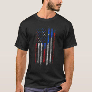 T-shirt L'Américain Élevé Avec Des Racines Portoricaines P