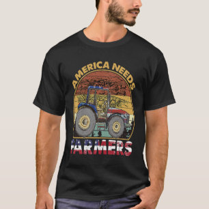 T-shirt L'Amérique a besoin de fermiers agricoles ferme de