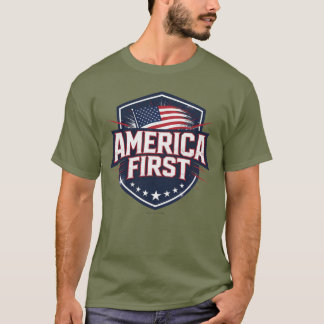 T-shirt L'Amérique d'abord -
