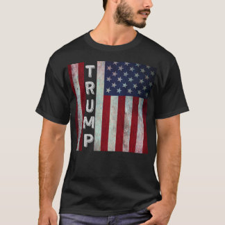 T-shirt L'Amérique d'abord avec Trump