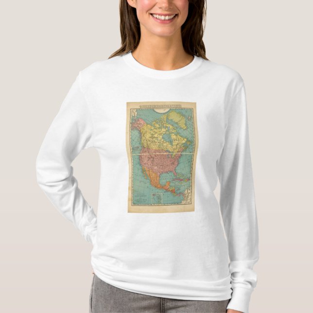T-shirt L'Amérique du Nord 16 (Devant)