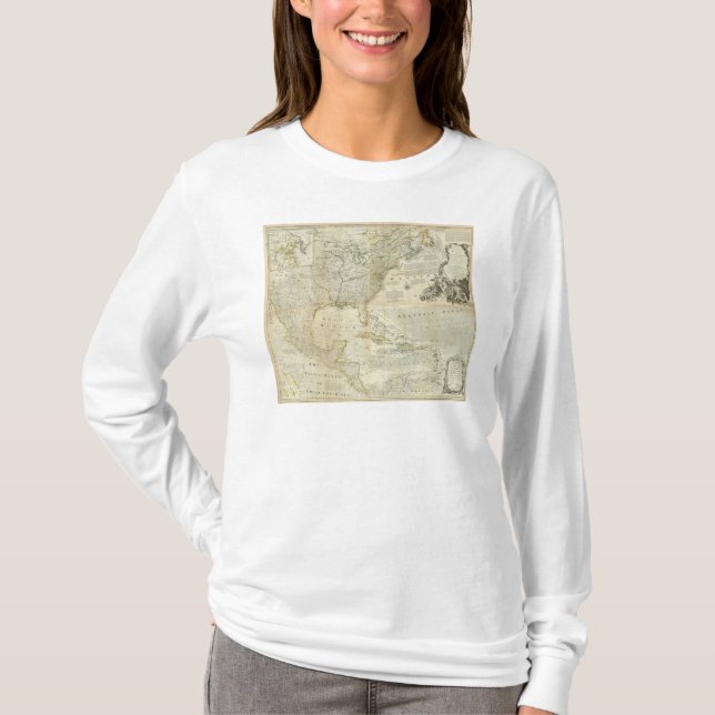T-shirt L'Amérique du Nord composée (Devant)