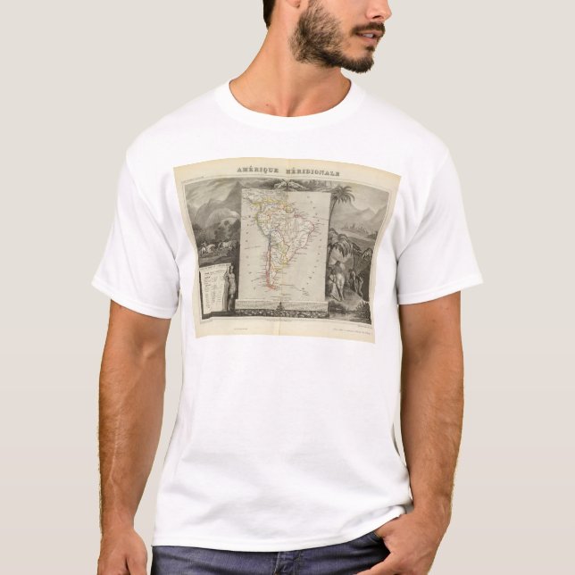 T-shirt L'Amérique du Sud 16 (Devant)