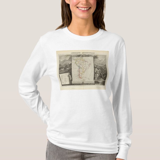 T-shirt L'Amérique du Sud 16 (Devant)