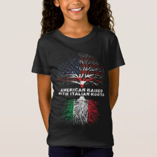 T-Shirt L'Amérique élevée avec les racines italiennes Ital