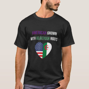 T-shirt L'Amérique Grandit Avec Des Racines Algériennes