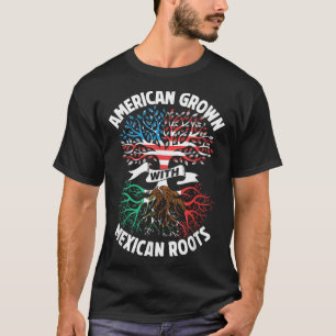 T-shirt L'Amérique grandit avec des racines mexicaines Mex