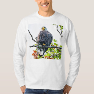 T-shirt L'Amérique, le grand aigle à tête blanche, regarde