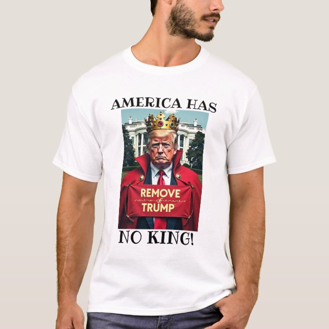 T-shirt L'Amérique n'a pas de roi (Devant)